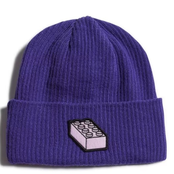Lego/Adidas Collaboration Purple Beanie Hat - Picture 7 of 8